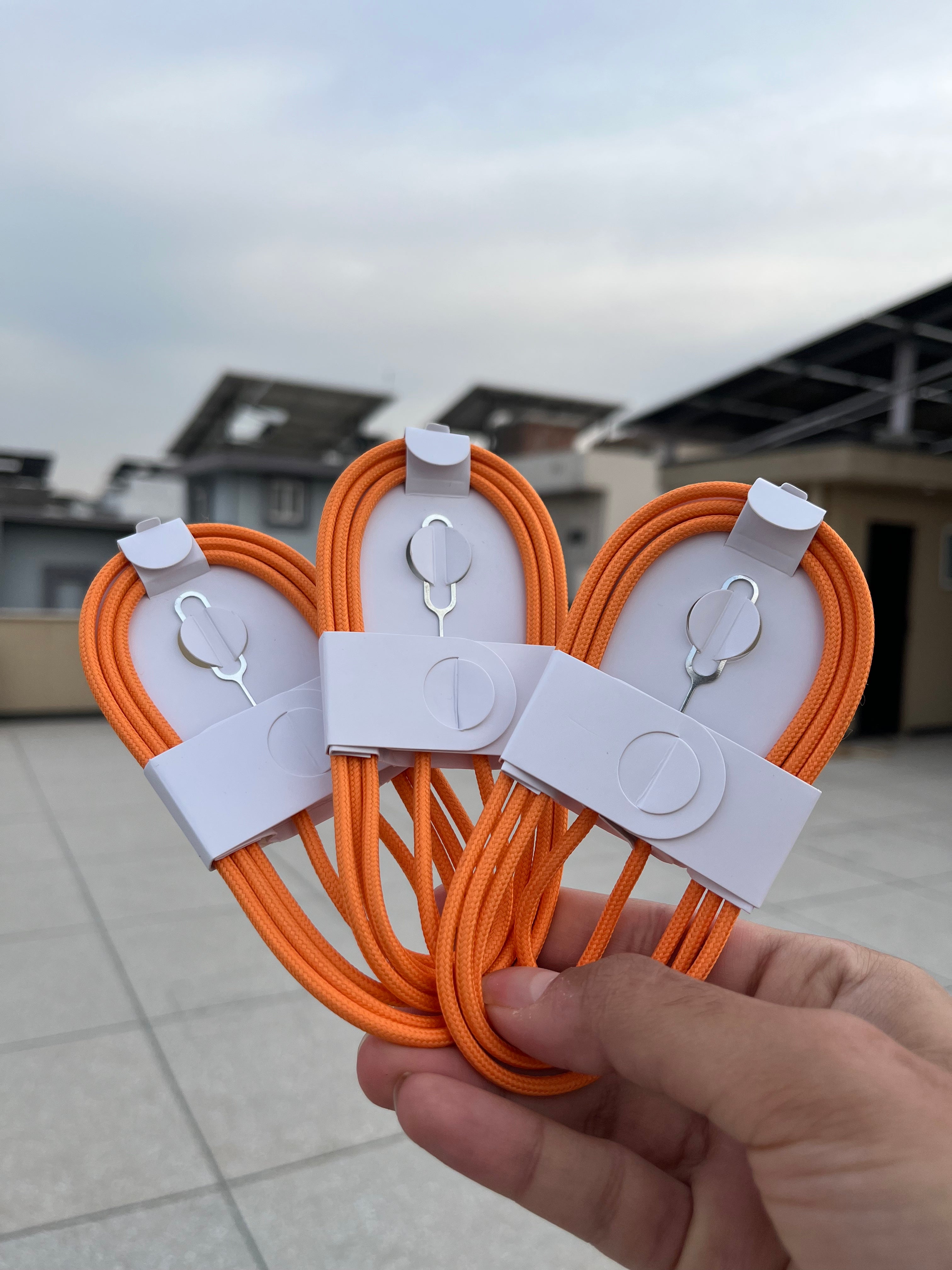 Original PD 60W Fast Charger Braided USB C Cable for iPhone 17 16 15 Pro Max