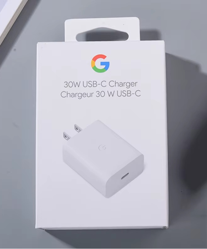 Only Adopter 30W USB-C Charger for Google Pixel 9A 8A 7A 6A 5 PD Fast Wall Charging Adapter